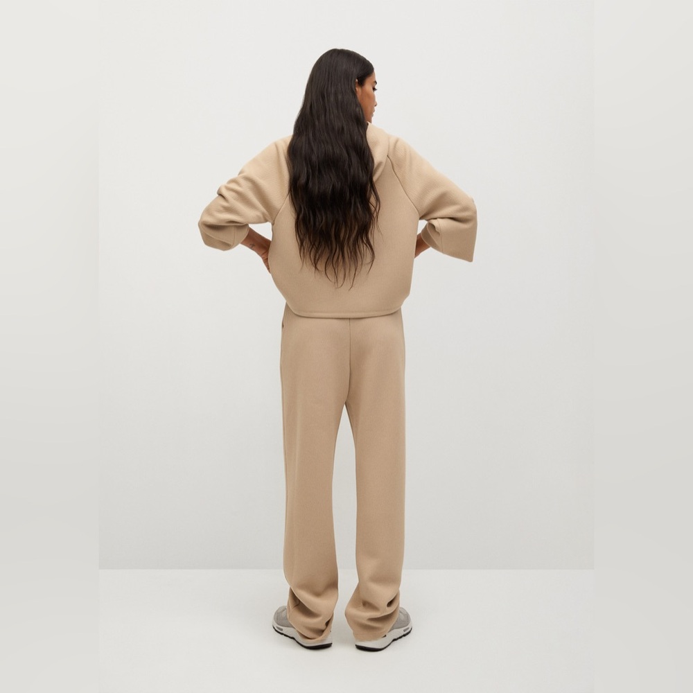 Mango Beige Co-ord set hoodie+trousers size L - Picture 4 of 16